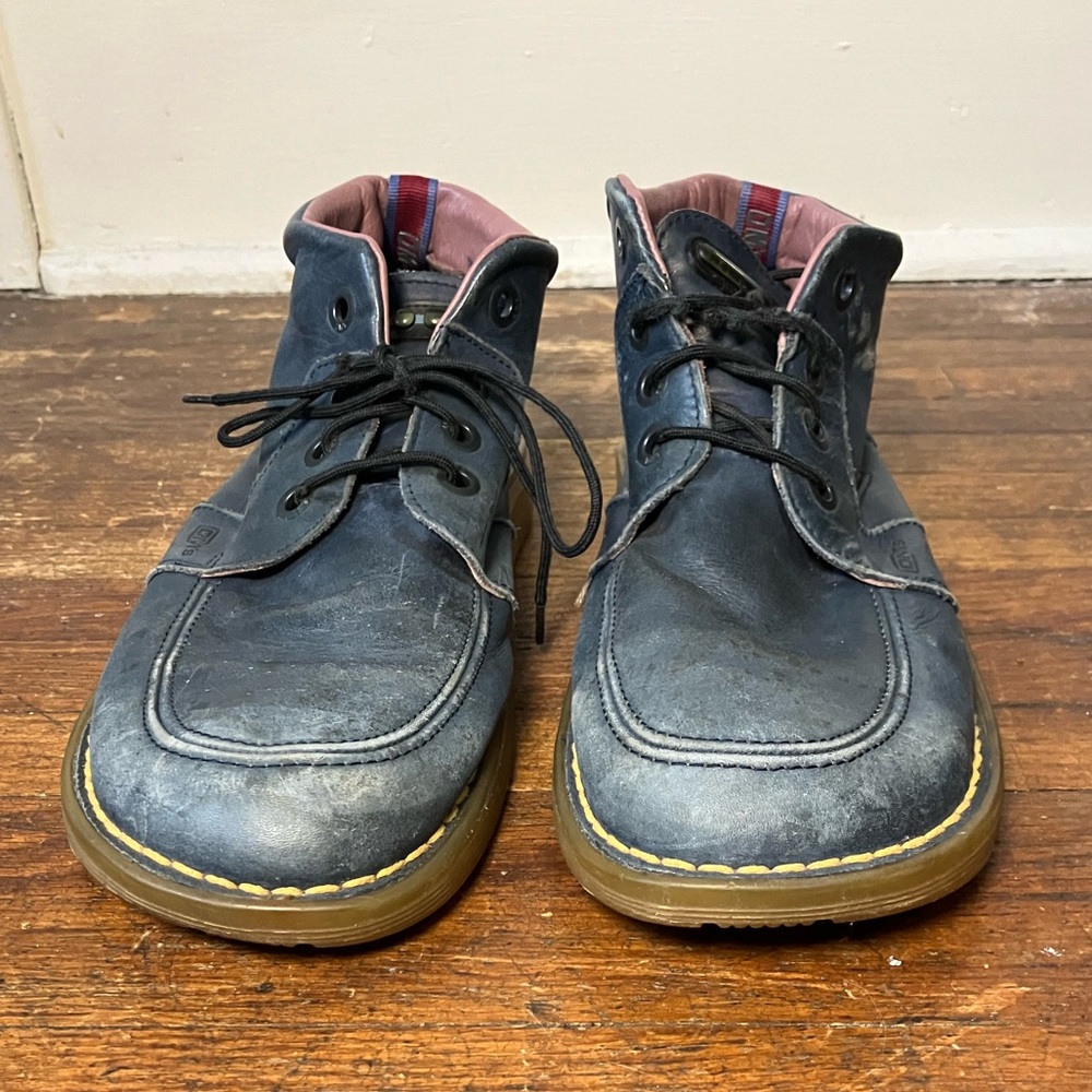 Dr. Martens Navy Blue Ankle Boots